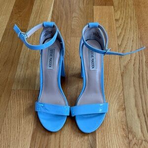 Steve Madden Sky Blue Ankle Strap Heels
